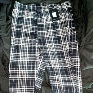 Plaid leggings